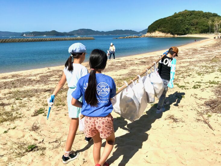 10月なのに、なんて暑さだ ＠沙弥島