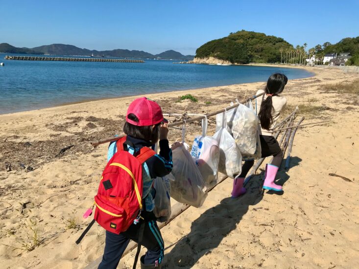 心折れそうになったビーチクリーン@沙弥島