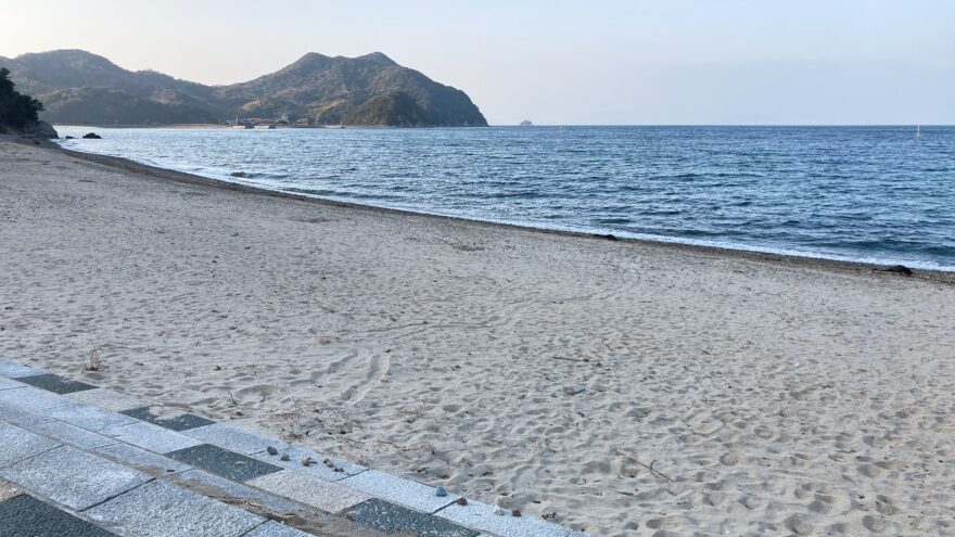 田の浦海岸周辺にて