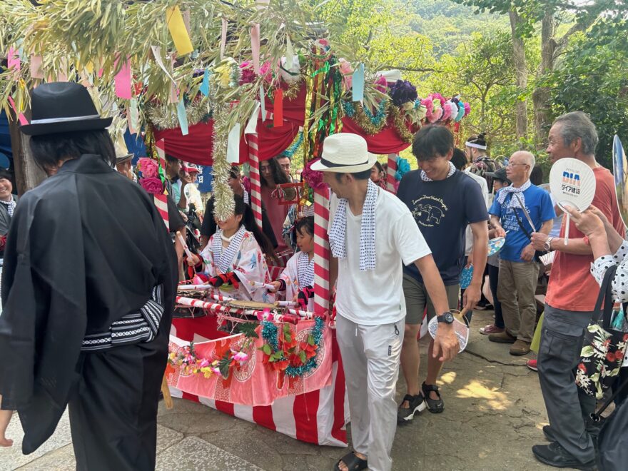 ６年ぶりに本開催・・「男木島の夏祭り」