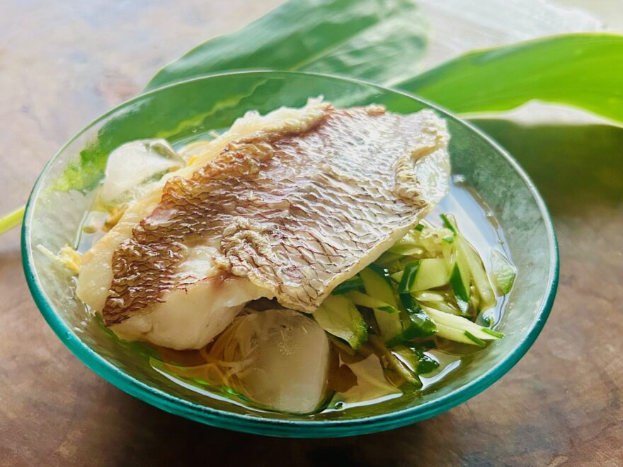 ひんやりツルン！「鯛そうめん」はいかが？