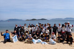 庵治で海岸クリーンアップ