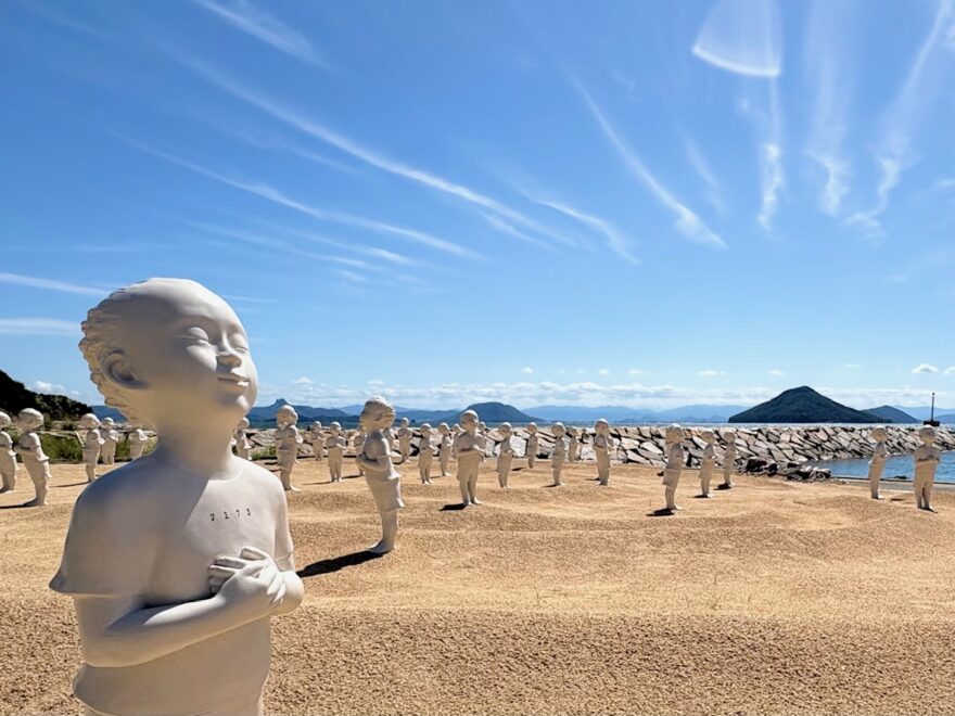 豊島から海をこえて祈る‥平和と未来への想い