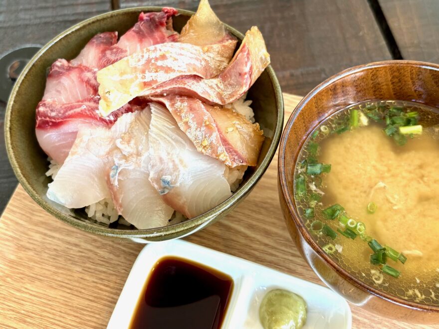 今！地元で獲れている魚を美味しく提供